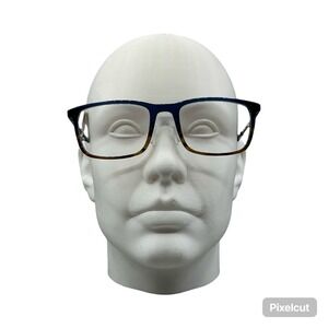 MV046 Edward Mens Navy Brown Gradient Eyeglass Frames 57-21-155